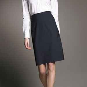 Theory Golda Black Pencil Skirt